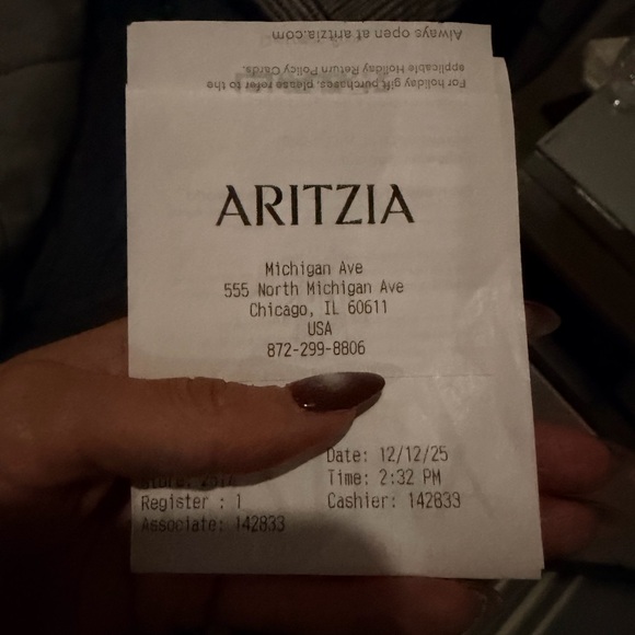 Aritzia Dark Brown Faux Fur Coat - Picture 6 of 6